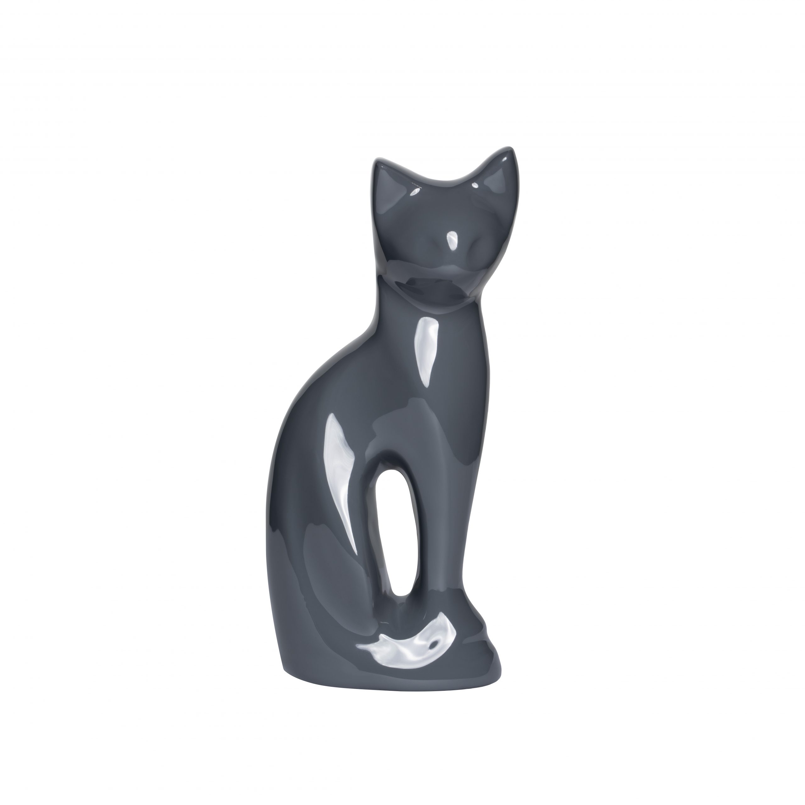 Grey cat urn best sale